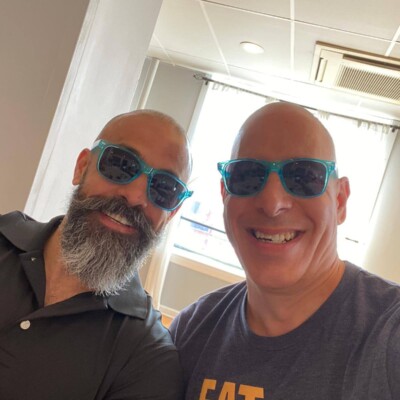 Todd Cederholm & Michael Maloney Todd Cederholm & Michael Maloney, beSure in Rutherford Partners, clowning around after our meeting at The Loft at Matera's on Park.