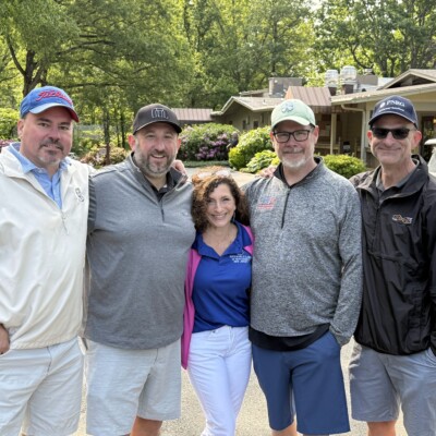 Michael Dalhausser, Dave Faccone, Gina Radice, Joe Nachbaur & Tim Crosby Michael Dalhausser, Dave Faccone, Joe Nachbaur & Tim Crosby supporting Gina Radice at The Boys & Girls Club of Northwest NJ Annual Charity Golf Outing